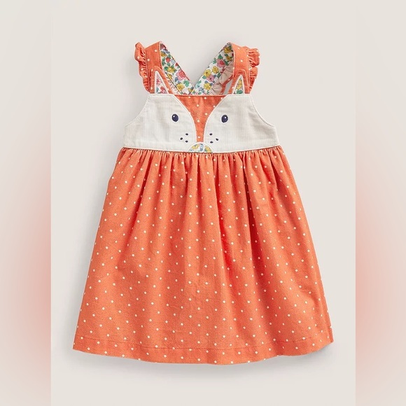 Mini Boden Other - NWT Mini Boden Fox Pinafore